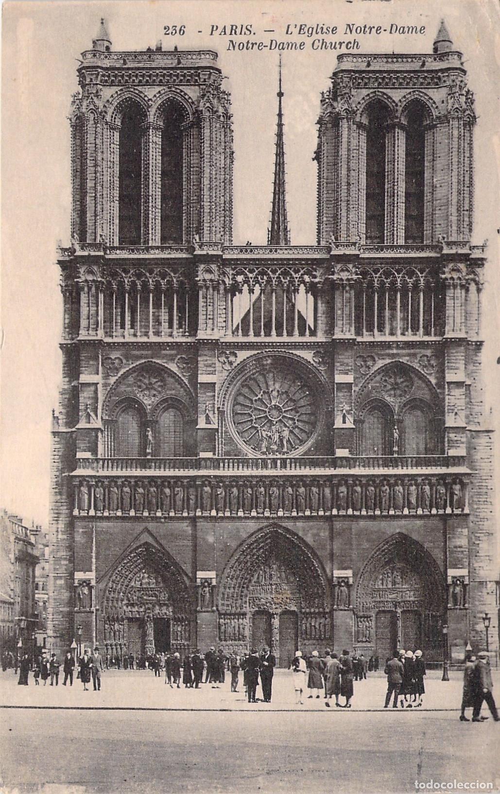 Postkarten: Postal de la Catedral de Notre-Dame en Par&iacute;s