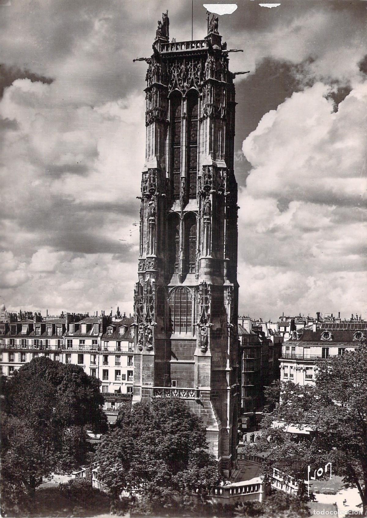 Postales: Postal de la Torre Saint-Jacques en Par&iacute;s - Foto Yvon