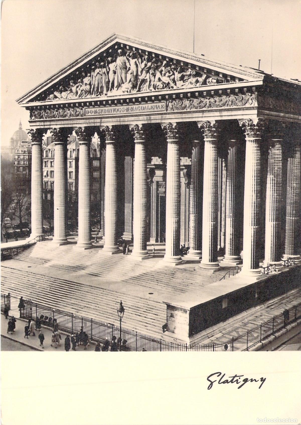 Postales: Postal de la Iglesia de la Madeleine en Par&iacute;s