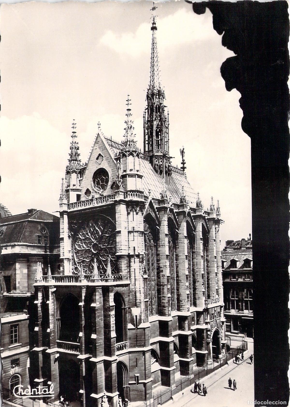 Postales: Tarjeta Postal de la Sainte-Chapelle, Par&iacute;s, Francia