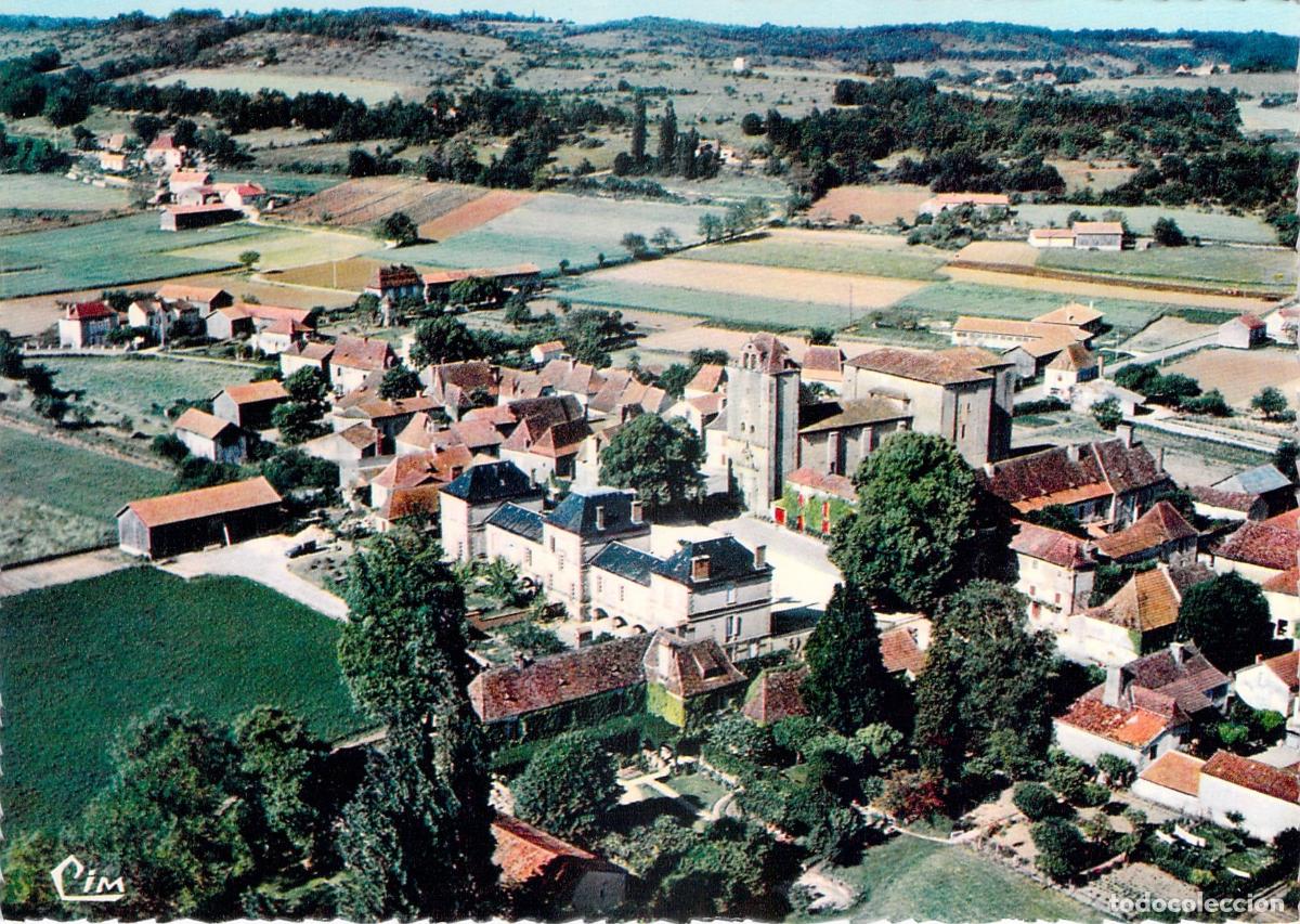 Cartoline: Postal de Tr&eacute;molat - Vista A&eacute;rea de Dordogne, Francia
