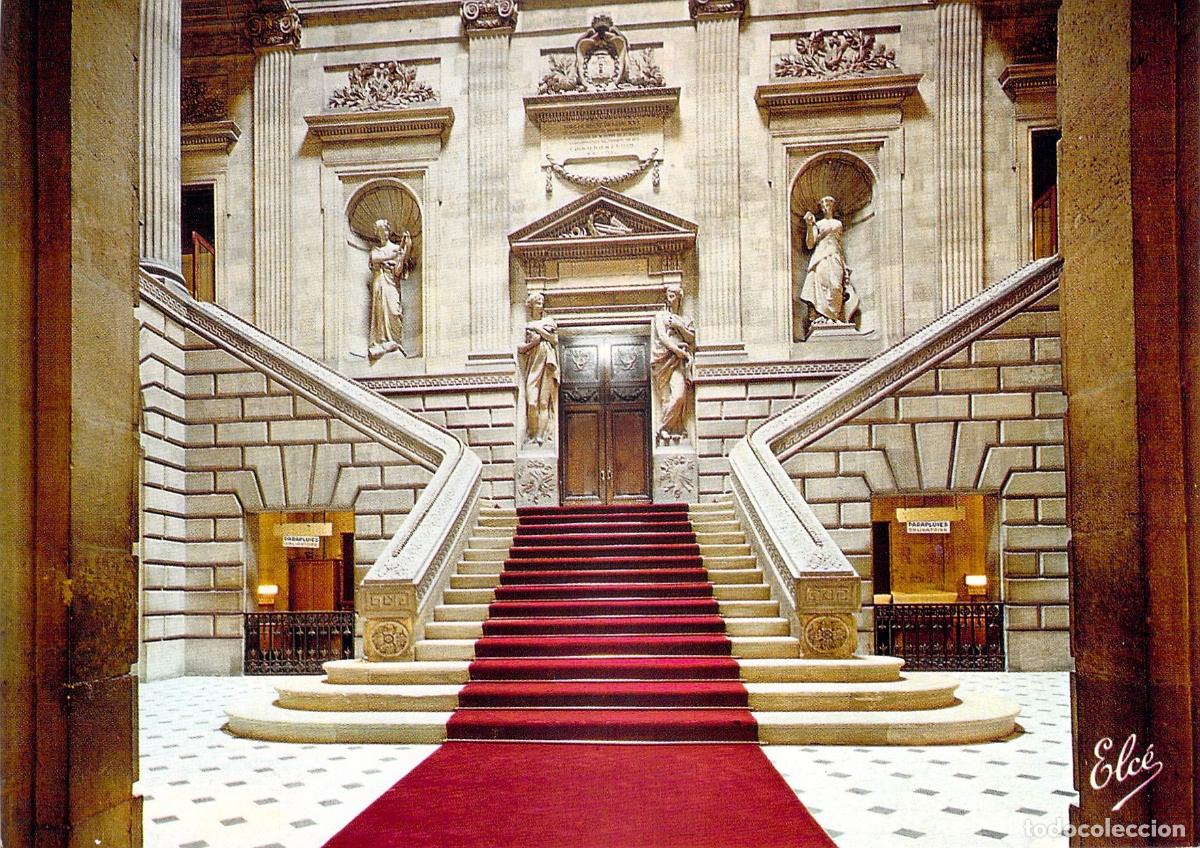 Postales: Postal de la Escalera de Honor del Grand-Th&eacute;&acirc;tre de Burdeos
