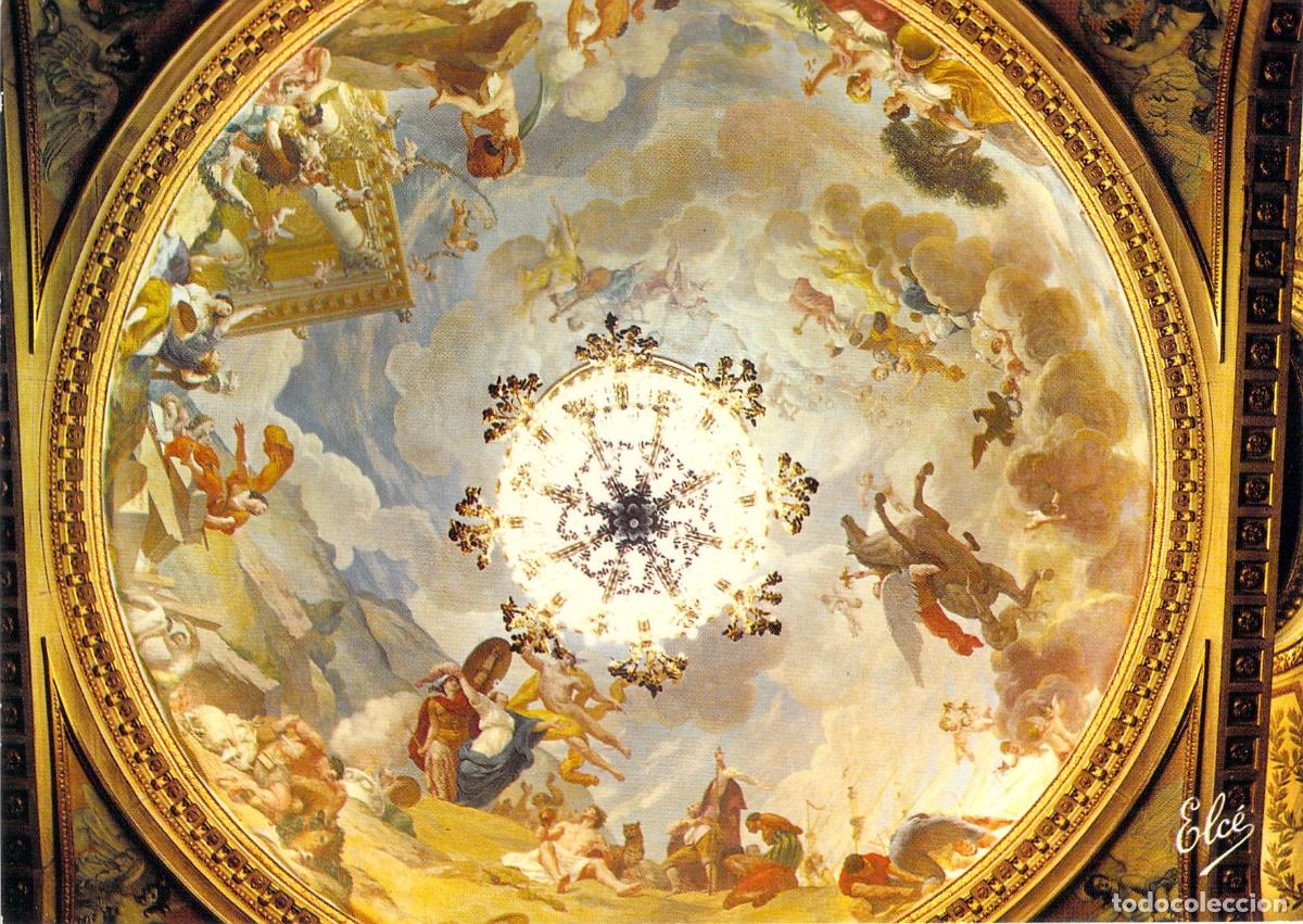 Postales: Postal de Burdeos, Techo del Grand-Th&eacute;&acirc;tre, Pintura de Roganeau