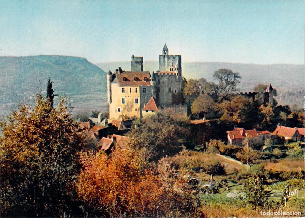 Postkarten: Postal del Castillo de Beynac-et-Cazenac, Dordogne, Francia