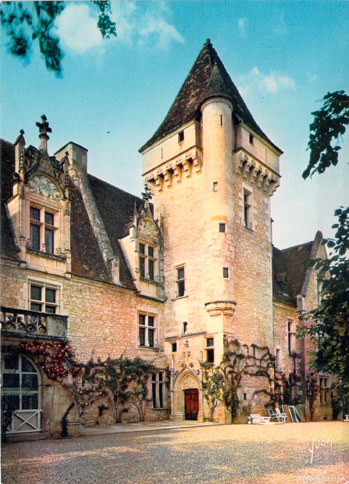 Postkarten: Postal del Castillo de los Milandes, Castelnaud, Francia - Jos&eacute;phine Baker