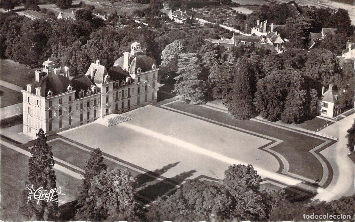 Cartes Postales: Postal Vista A&eacute;rea del Castillo de Cheverny y su Parque, Francia