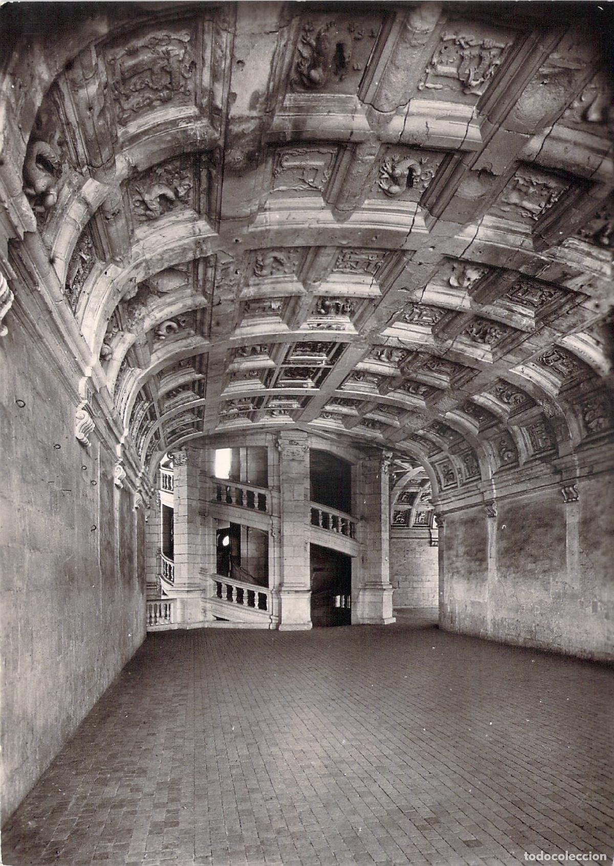 Postais: Postal del Castillo de Chambord, Sala de Guardias, Francia