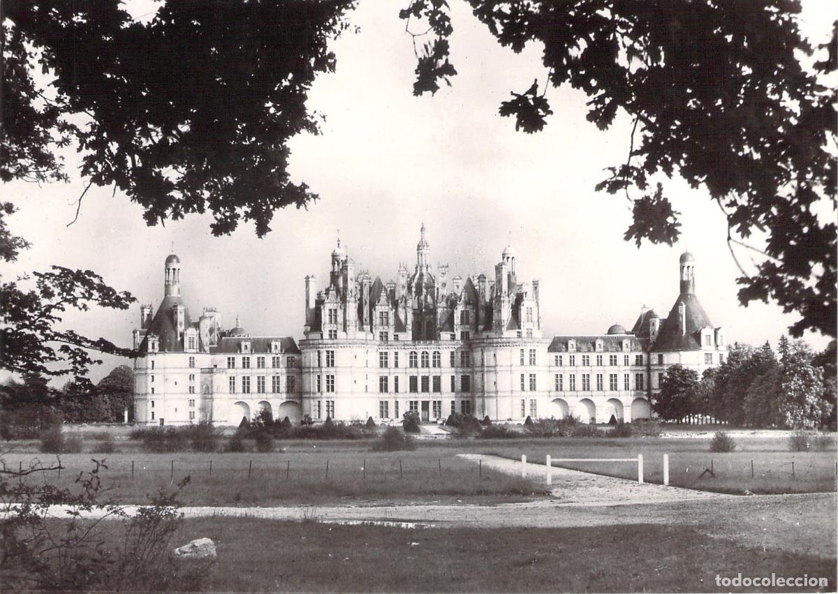 Postais: Tarjeta Postal Castillo de Chambord Fachada Norte Francia