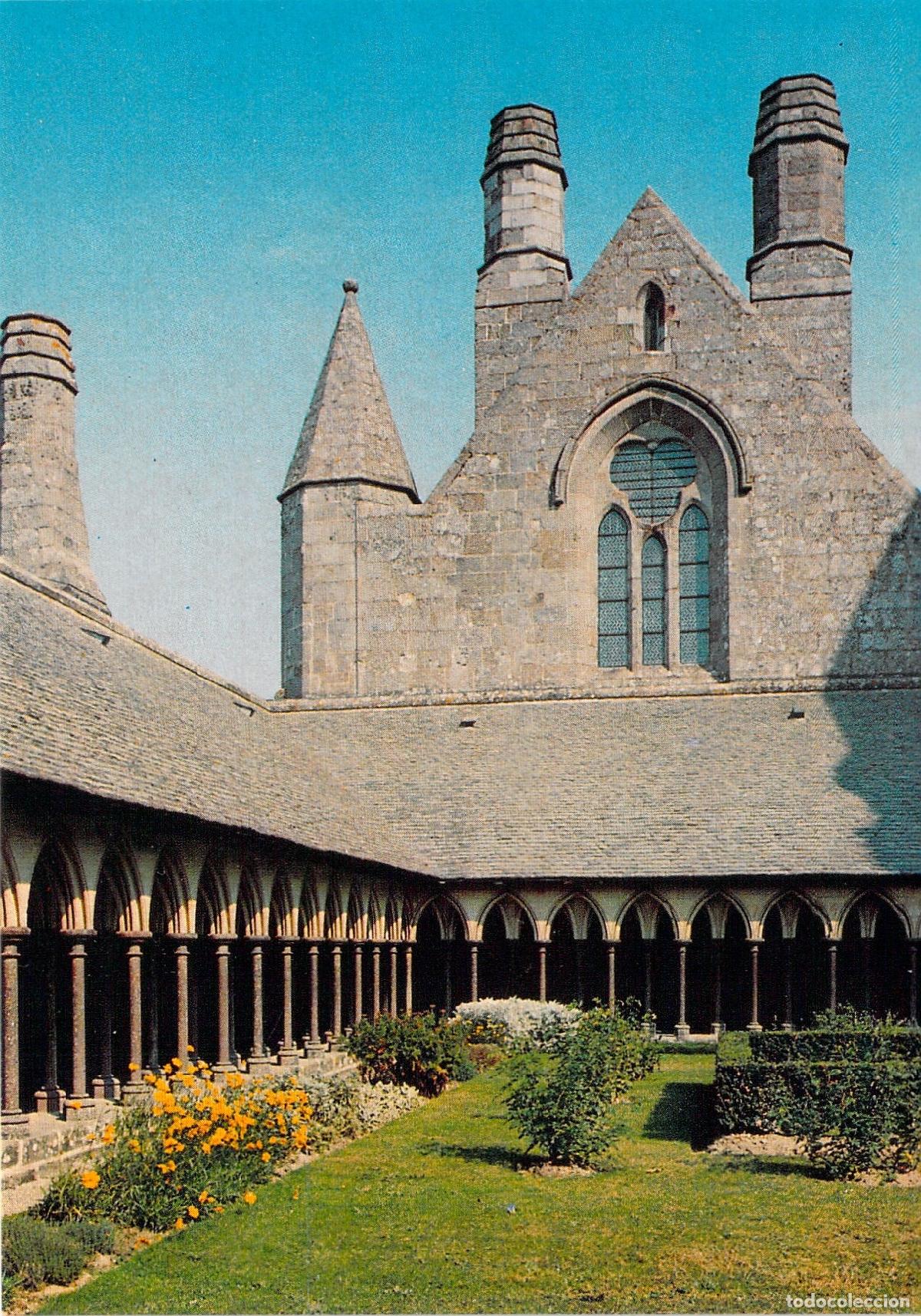 Postais: Postal de Le Clo&icirc;tre en Mont Saint-Michel, Normand&iacute;a, Francia