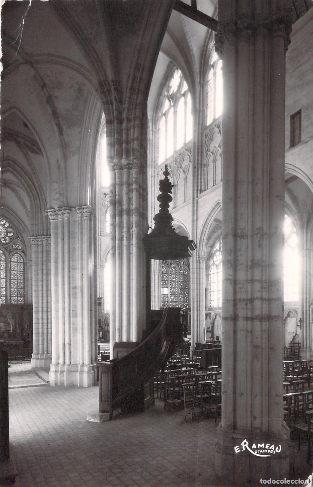 Postales: Postal Interior de la Iglesia de Saint-Sulpice-de-Favi&egrave;res