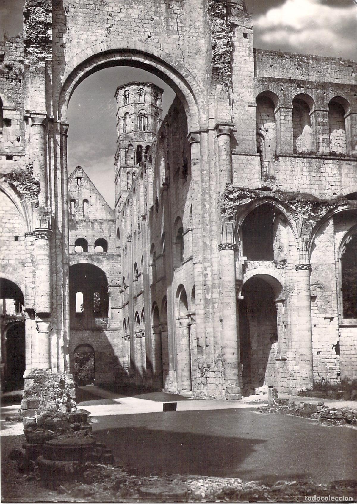 Postales: Postal de las Ruinas de la Abad&iacute;a de Jumi&egrave;ges, Francia