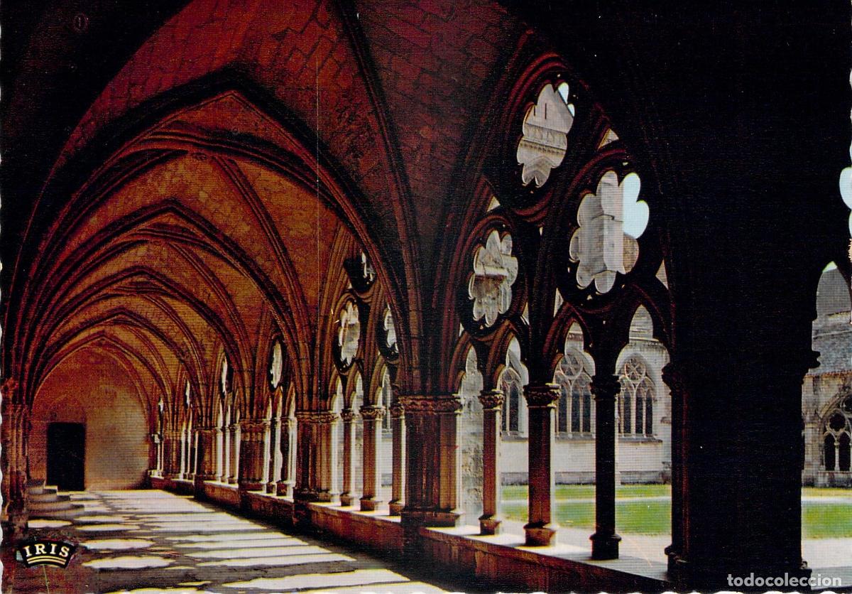Postales: Postal del Claustro de la Catedral de Bayona, Francia