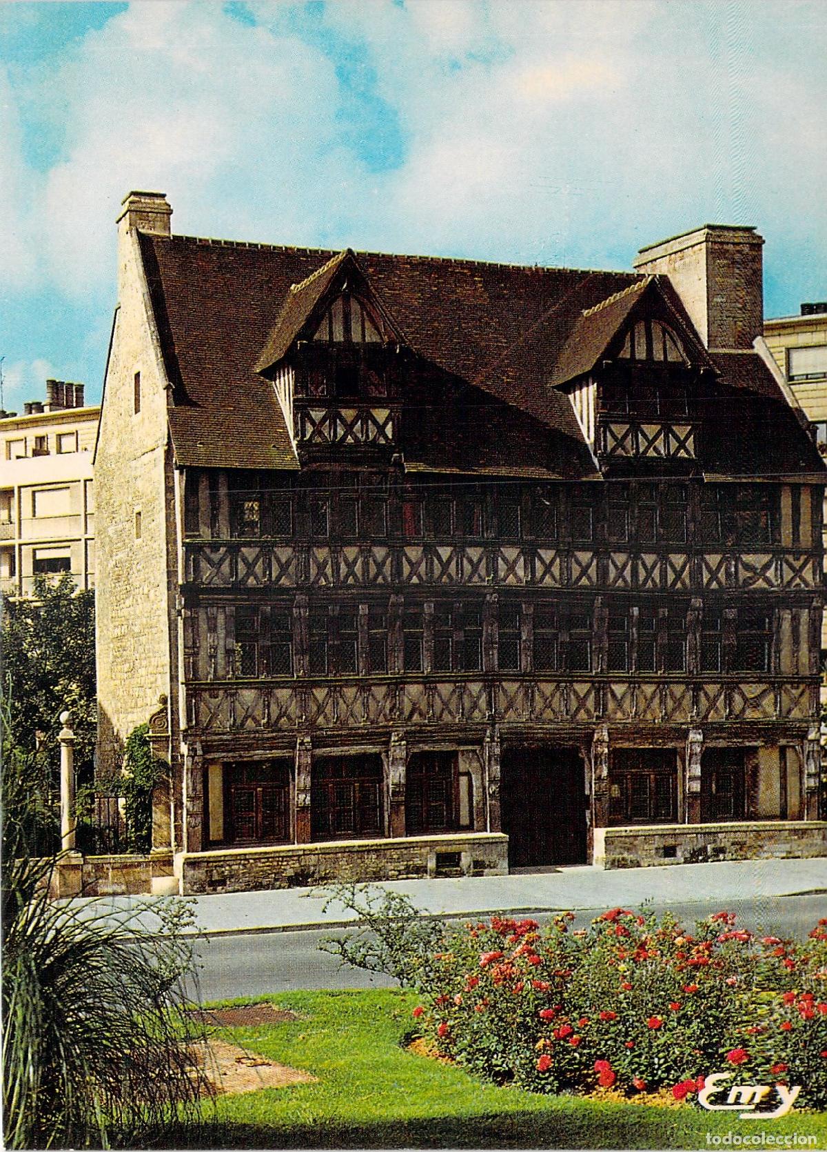 Postkarten: Postal de la Maison des Quatrans en Caen, Calvados