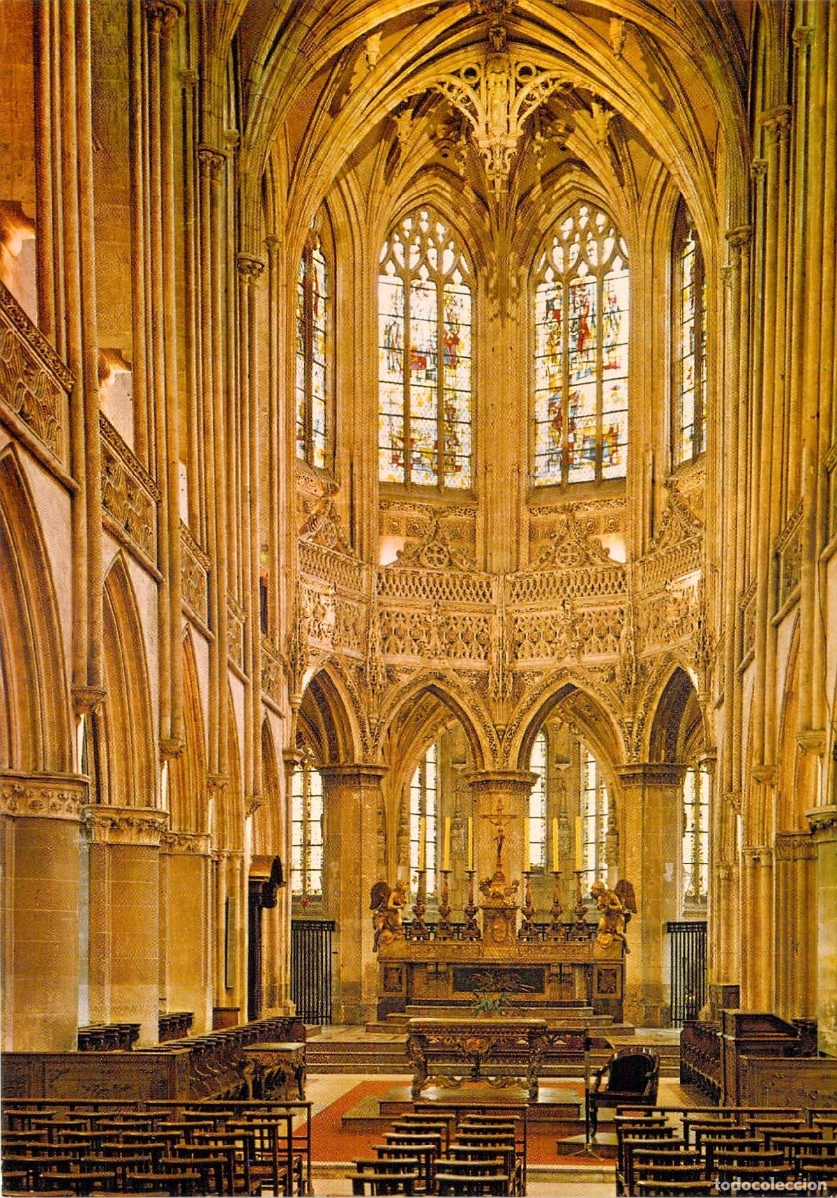 Cartes Postales: Postal Iglesia de Saint-Pierre Caen Calvados Francia Interior