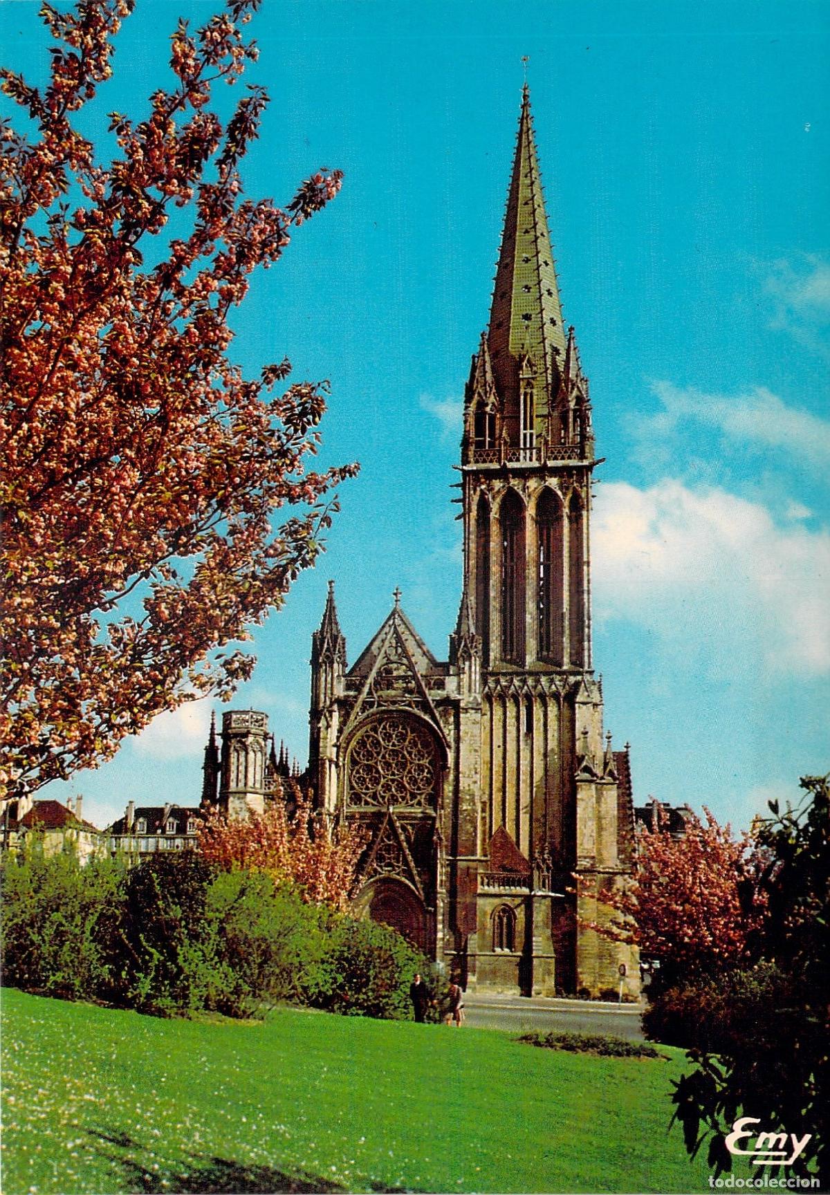 Cartes Postales: Postal de la Iglesia de Saint-Pierre en Caen, Normand&iacute;a
