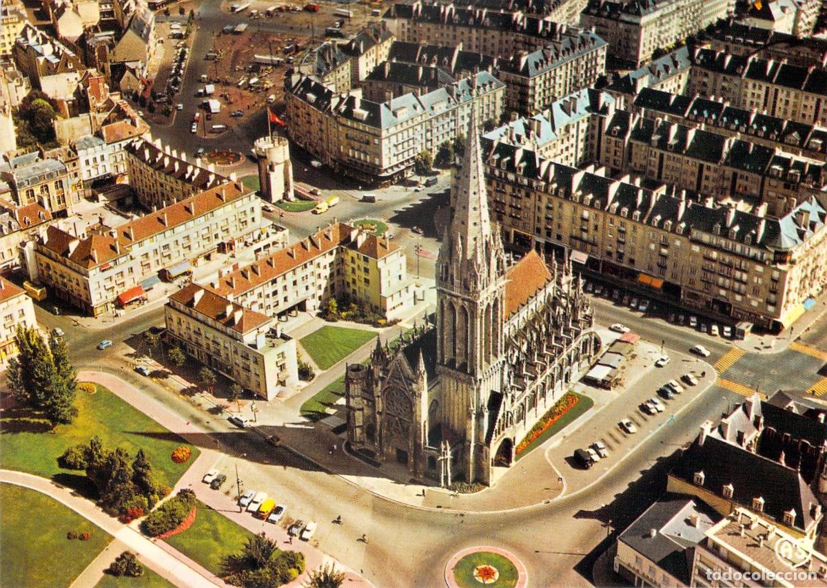 Postkarten: Postal de la Iglesia de Saint-Pierre en Caen