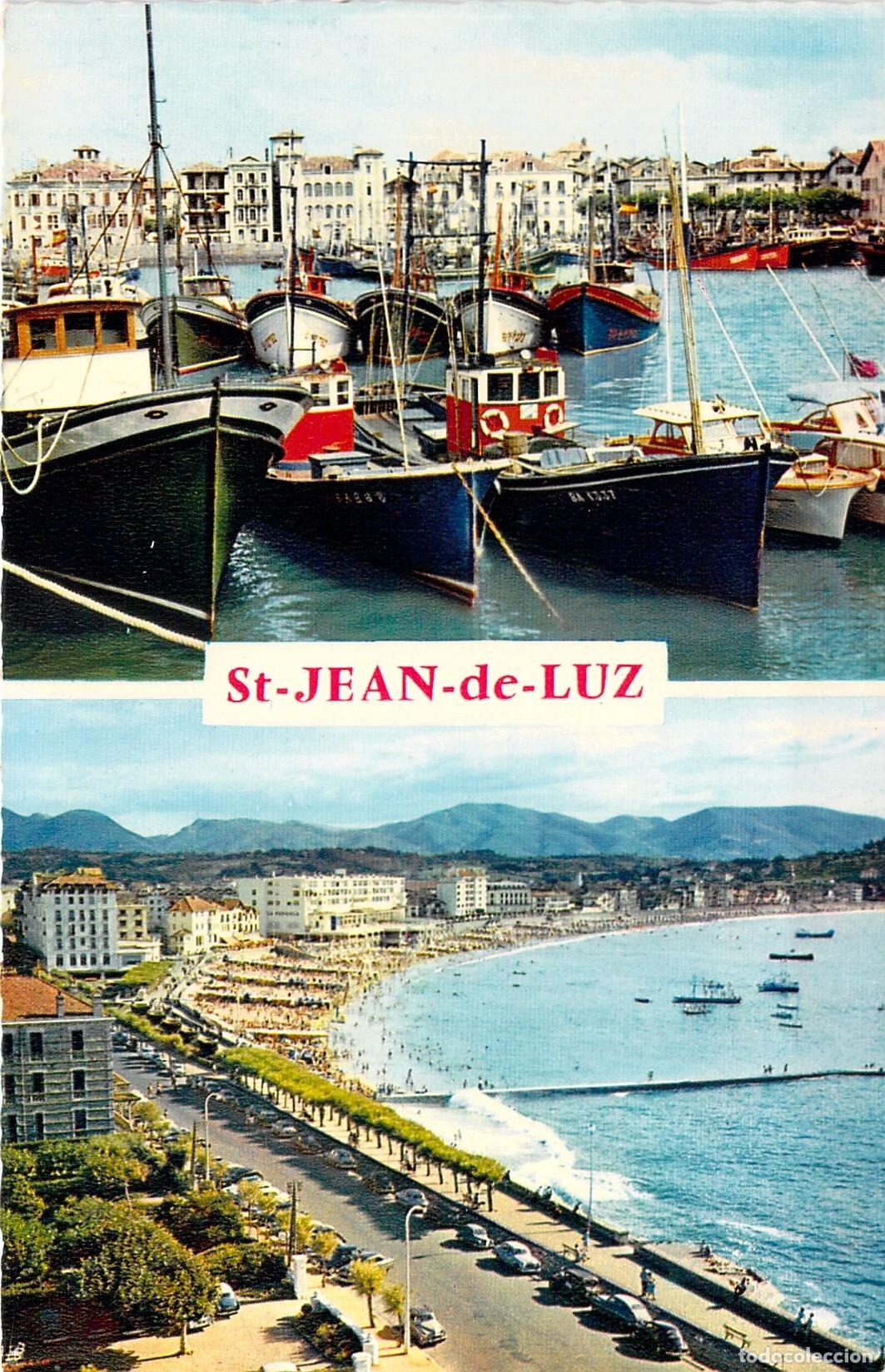 Postales: Postal de Saint-Jean-de-Luz: El Puerto y la Playa