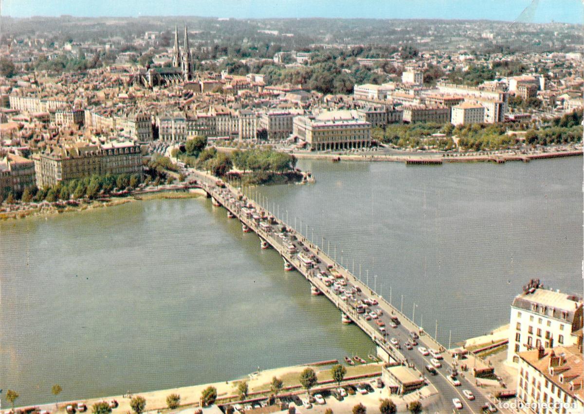 Cartes Postales: Postal A&eacute;rea del Puente Saint-Esprit sobre el Adour en Bayona