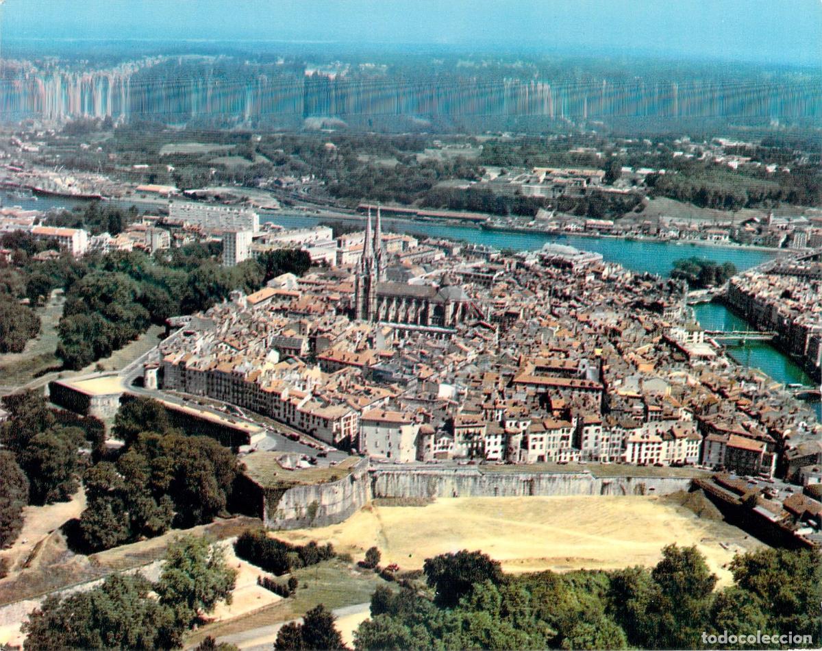 Cartes Postales: Postal de Vista A&eacute;rea General de Bayona, Francia