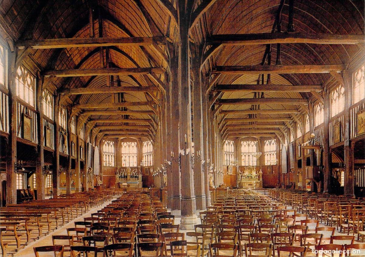 Cartes Postales: Postal de la Iglesia de Santa Catalina en Honfleur, Normand&iacute;a