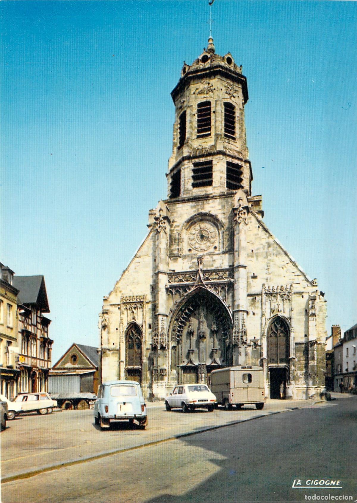 Cartes Postales: Postal de la Iglesia de Saint-L&eacute;onard en Honfleur, Francia