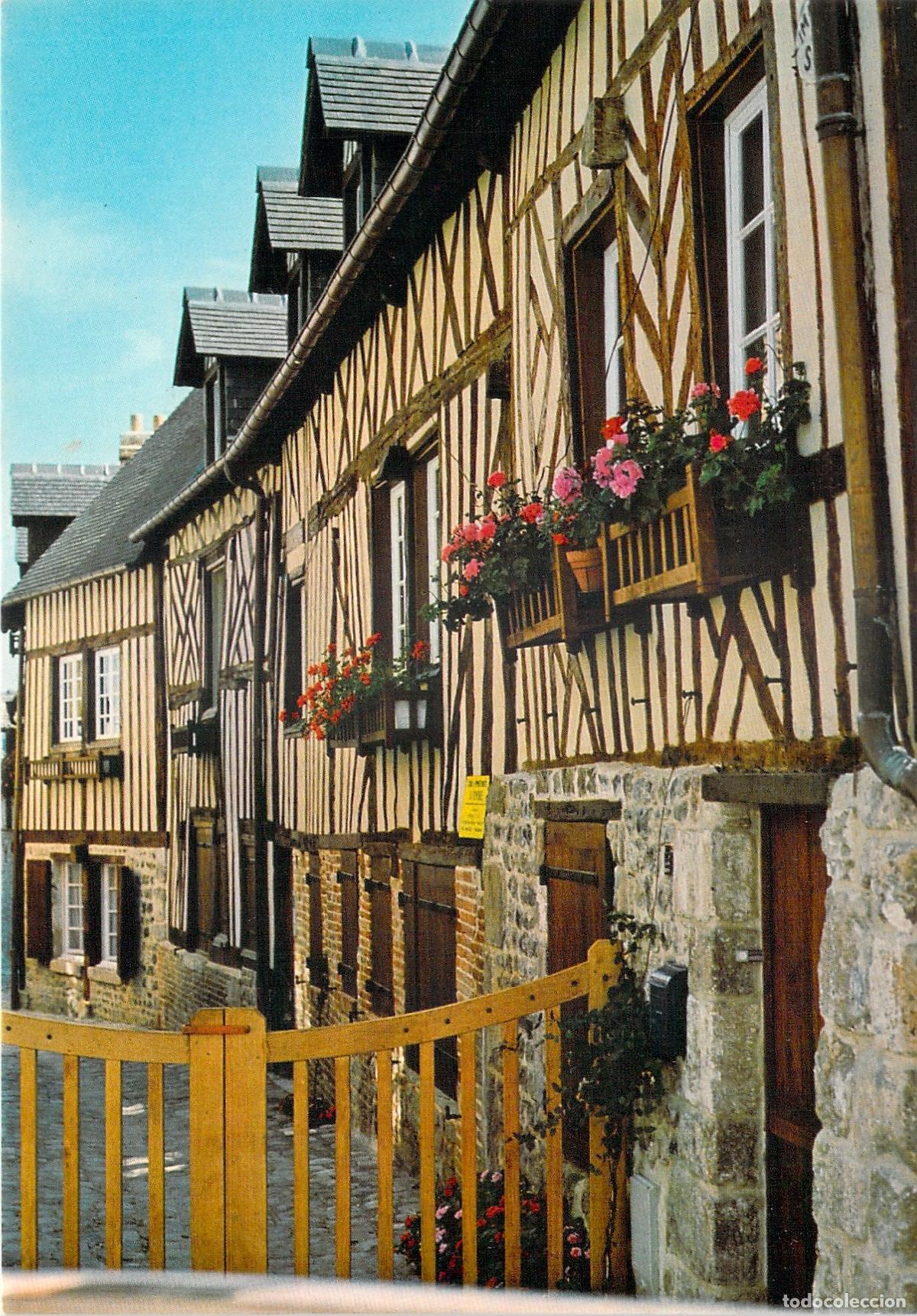 Cartes Postales: Postal de Honfleur Casa Normanda Tradicional Francia