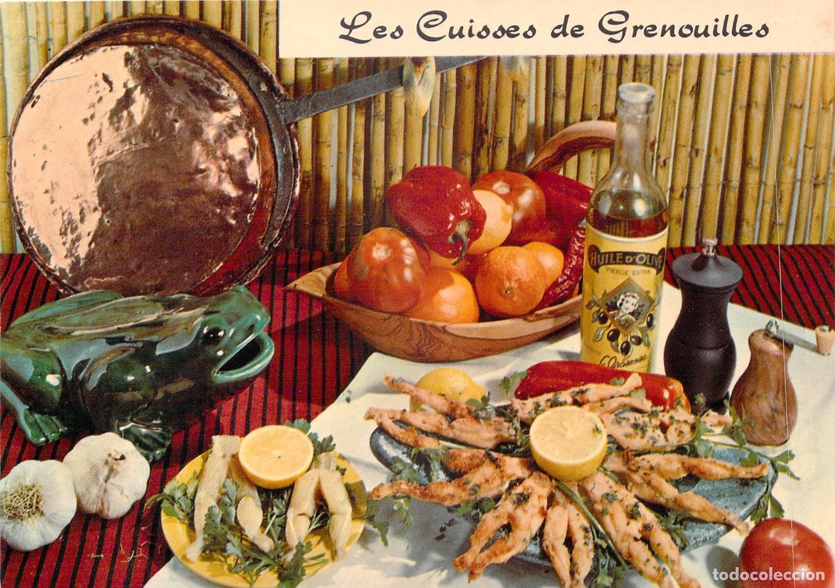 Cartes Postales: Postal de Receta de Ancas de Rana a la Provenzal
