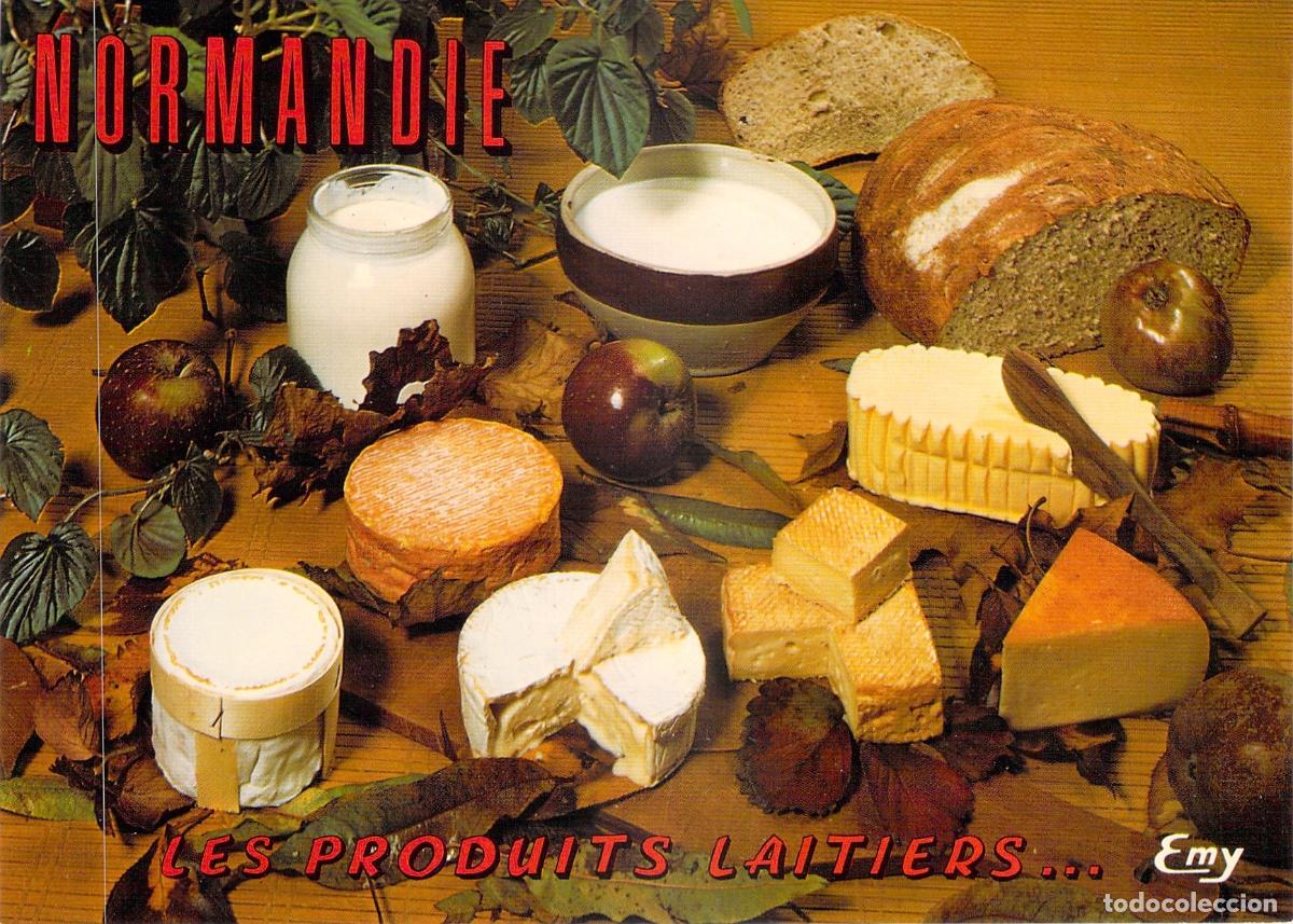 Cartes Postales: Postal de Productos L&aacute;cteos y Quesos de Normand&iacute;a Francia