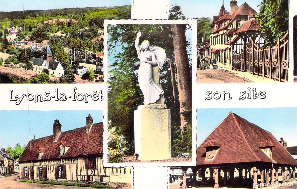 Postales: Postal Multivista de Lyons-la-For&ecirc;t (Eure, Francia)