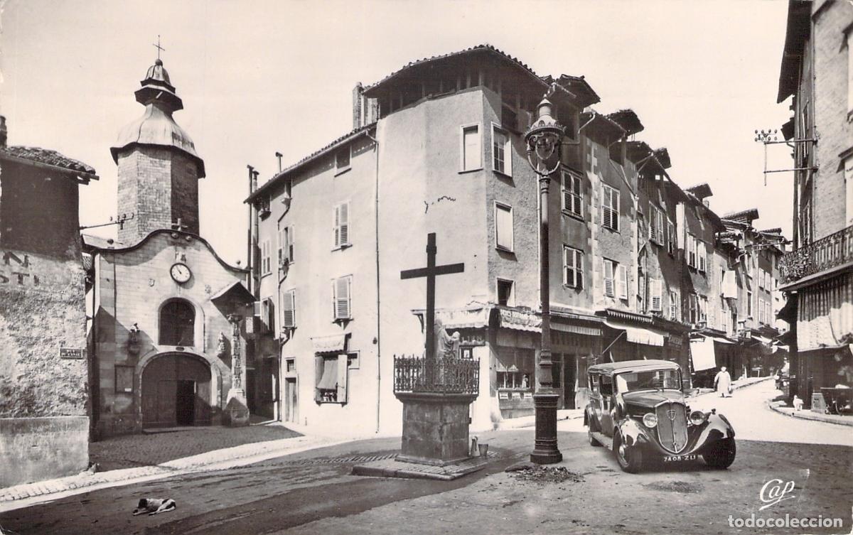 Postales: Postal de Limoges, Iglesia de Saint-Aur&eacute;lien y Rue de la Boucherie