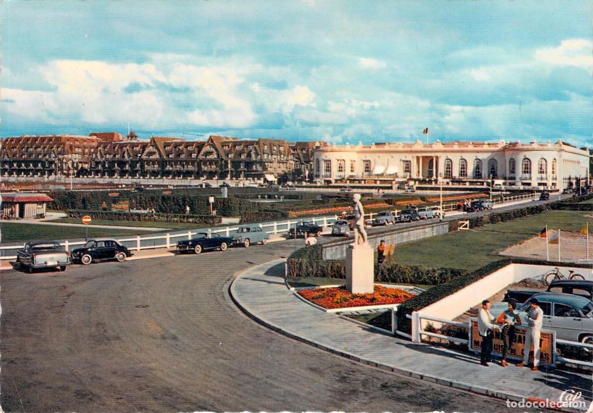 Postales: Postal de Deauville, Francia: El Casino y el Normandy-H&ocirc;tel
