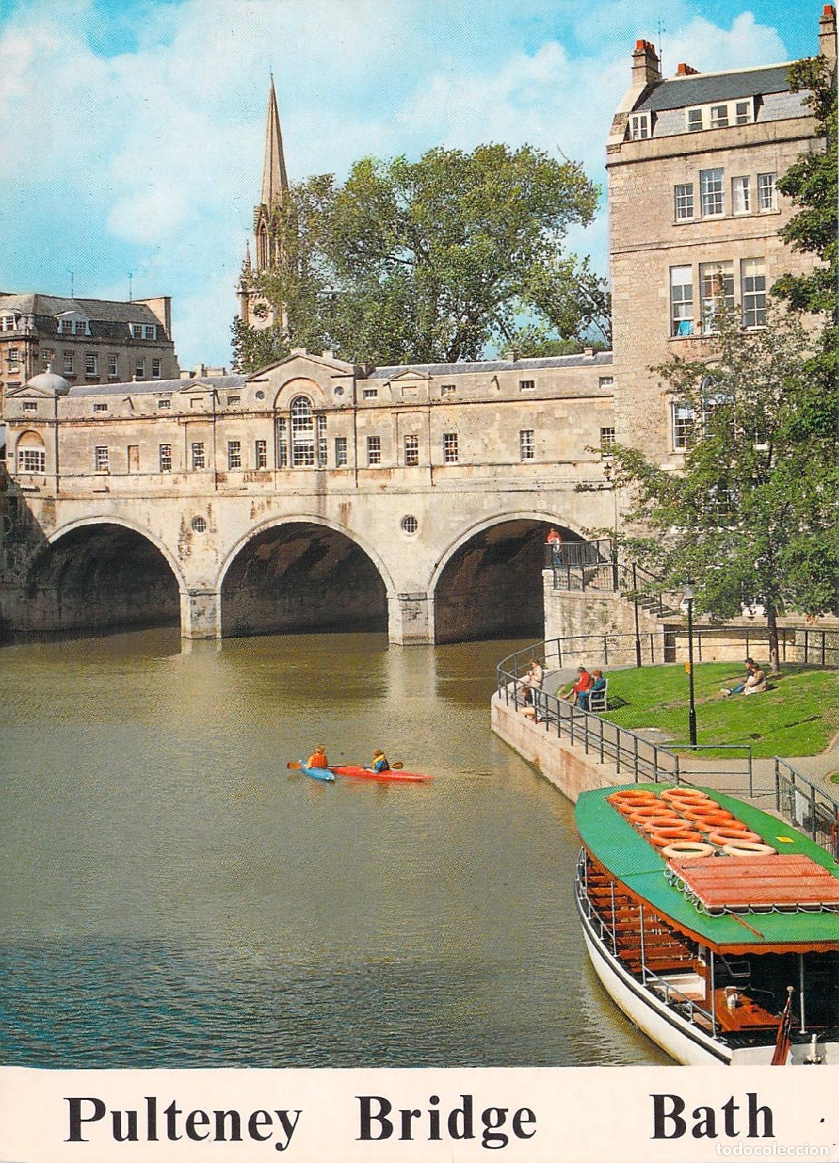 Postales: Postal Puente Pulteney en Bath, Inglaterra