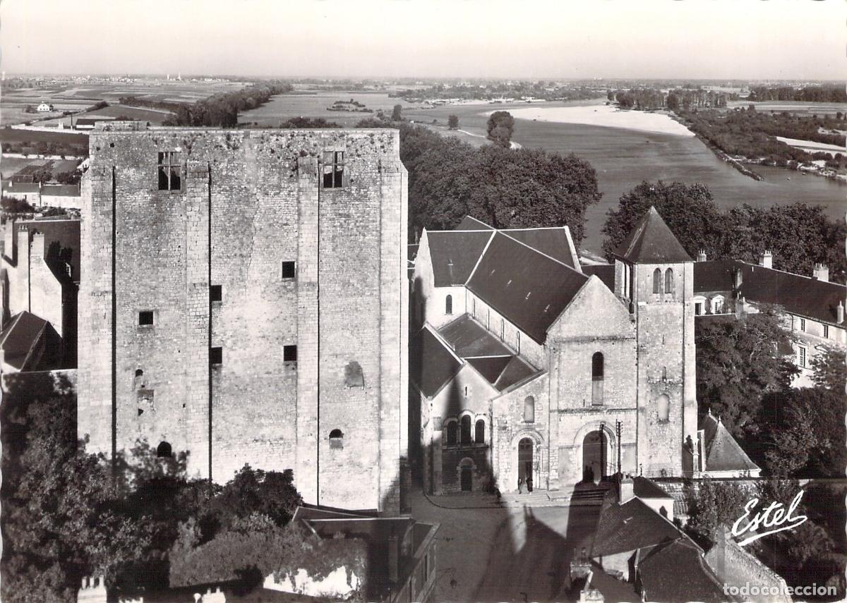 Postales: Postal de Beaugency: Torre de C&eacute;sar e Iglesia