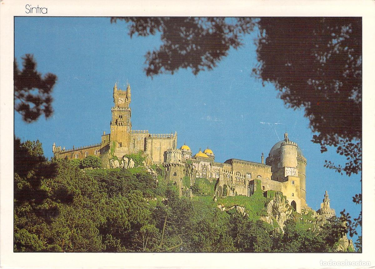 Postales: Postal Palacio de la Pena en Sintra Portugal
