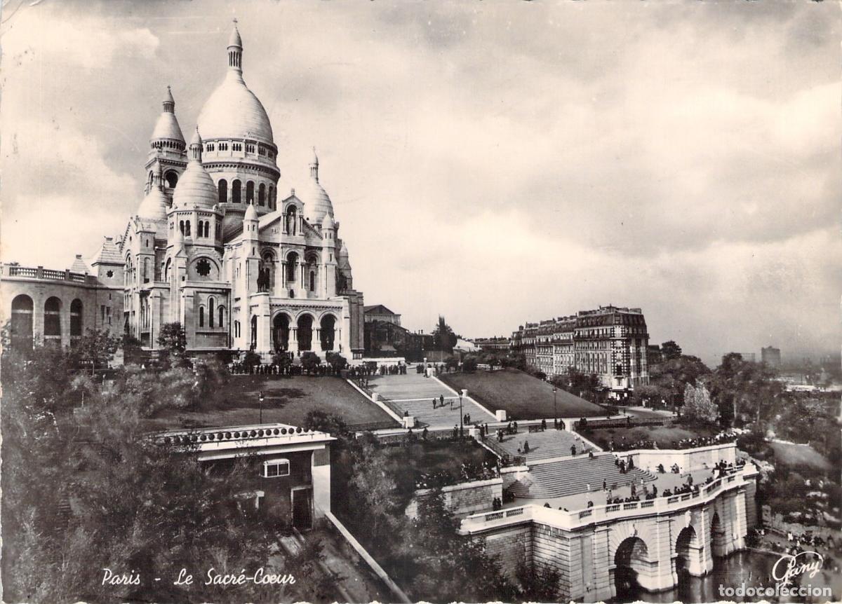 Cartes Postales: Postal del Sagrado Coraz&oacute;n en Par&iacute;s, Bas&iacute;lica del Sacr&eacute;-C&oelig;ur