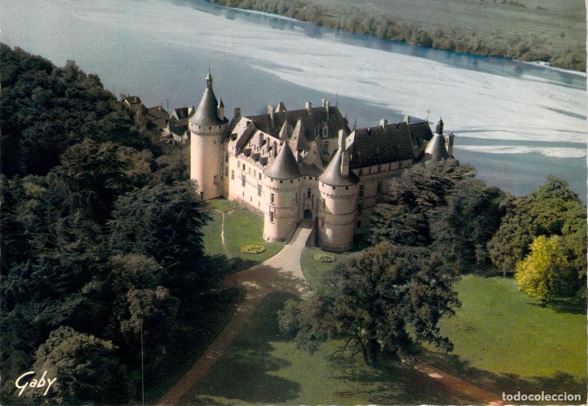 Postales: Postal Castillo de Chaumont-sur-Loire Vista A&eacute;rea