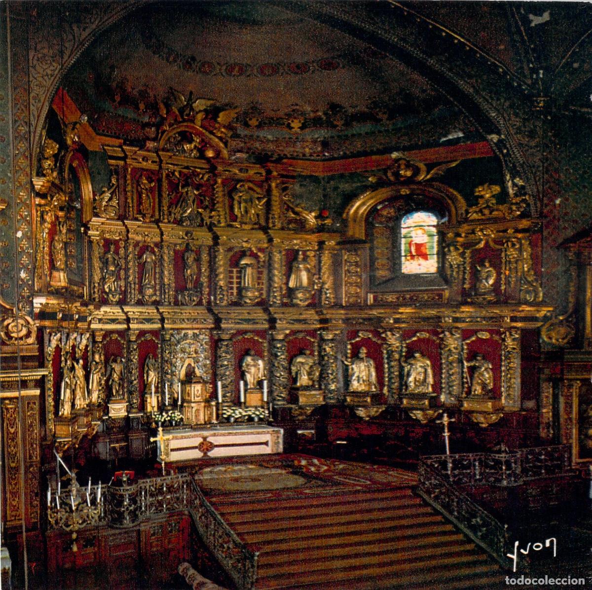 Postales: Postal del Retablo de la Iglesia de Saint-Jean-de-Luz