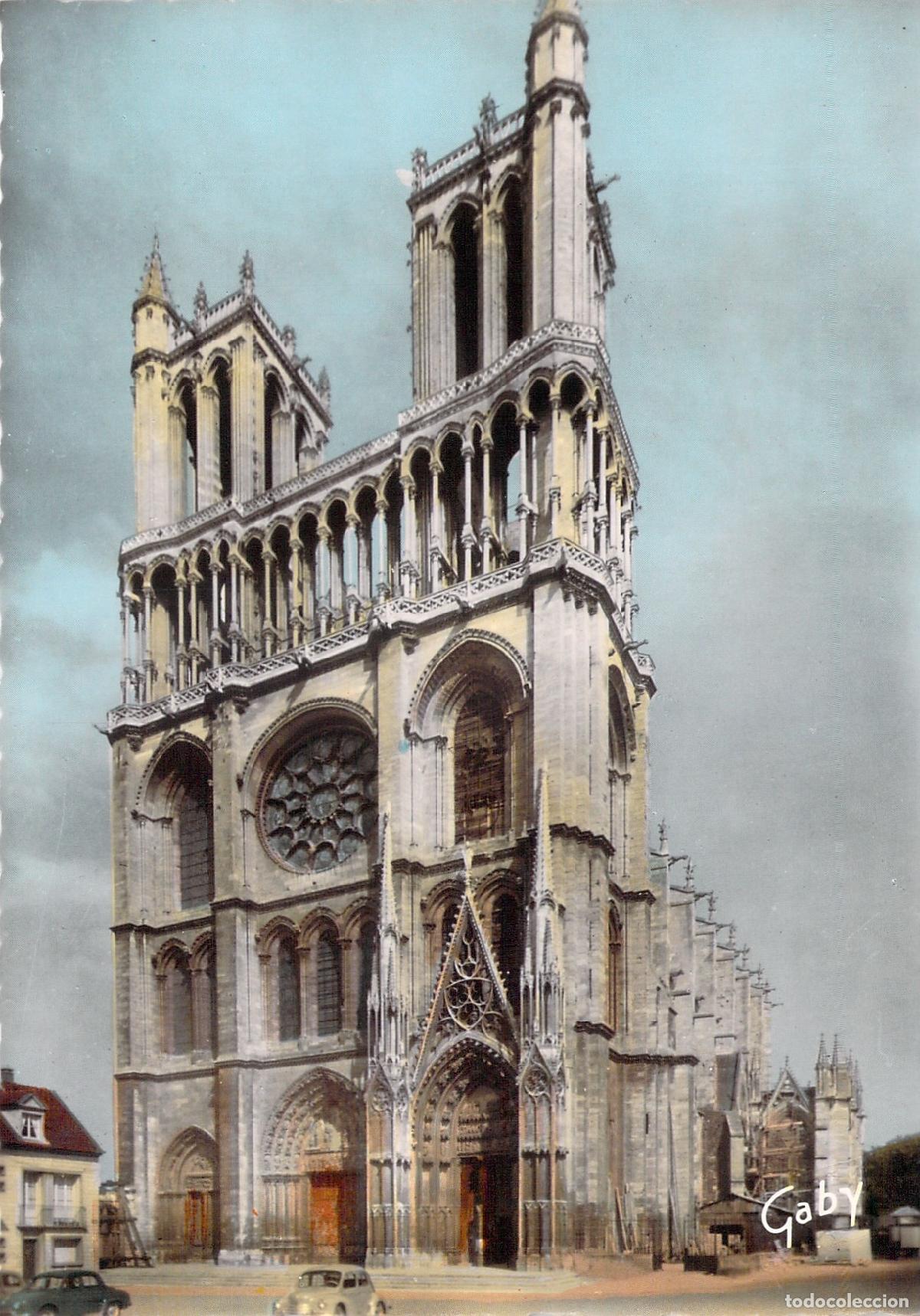 Postales: Postal Colegiata Notre-Dame de Mantes-la-Jolie Francia