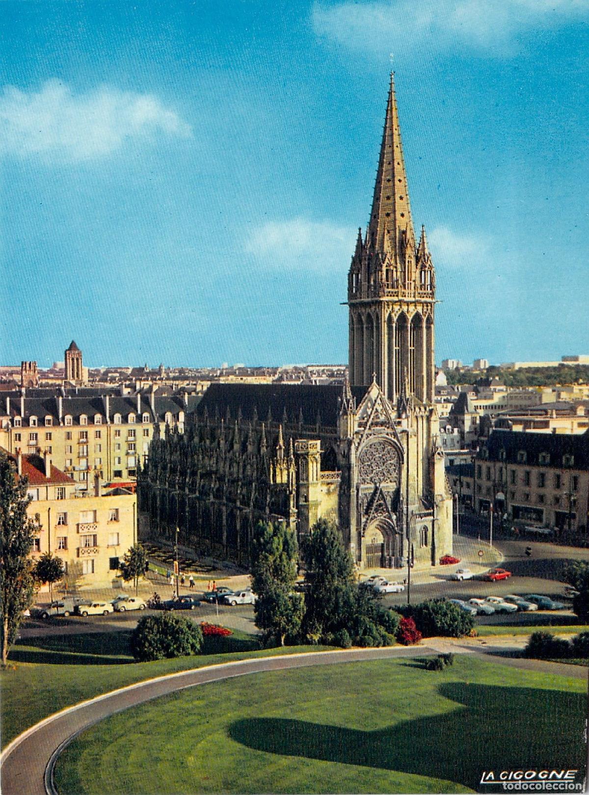 Postales: Postal de la Iglesia de Saint-Pierre en Caen, Francia
