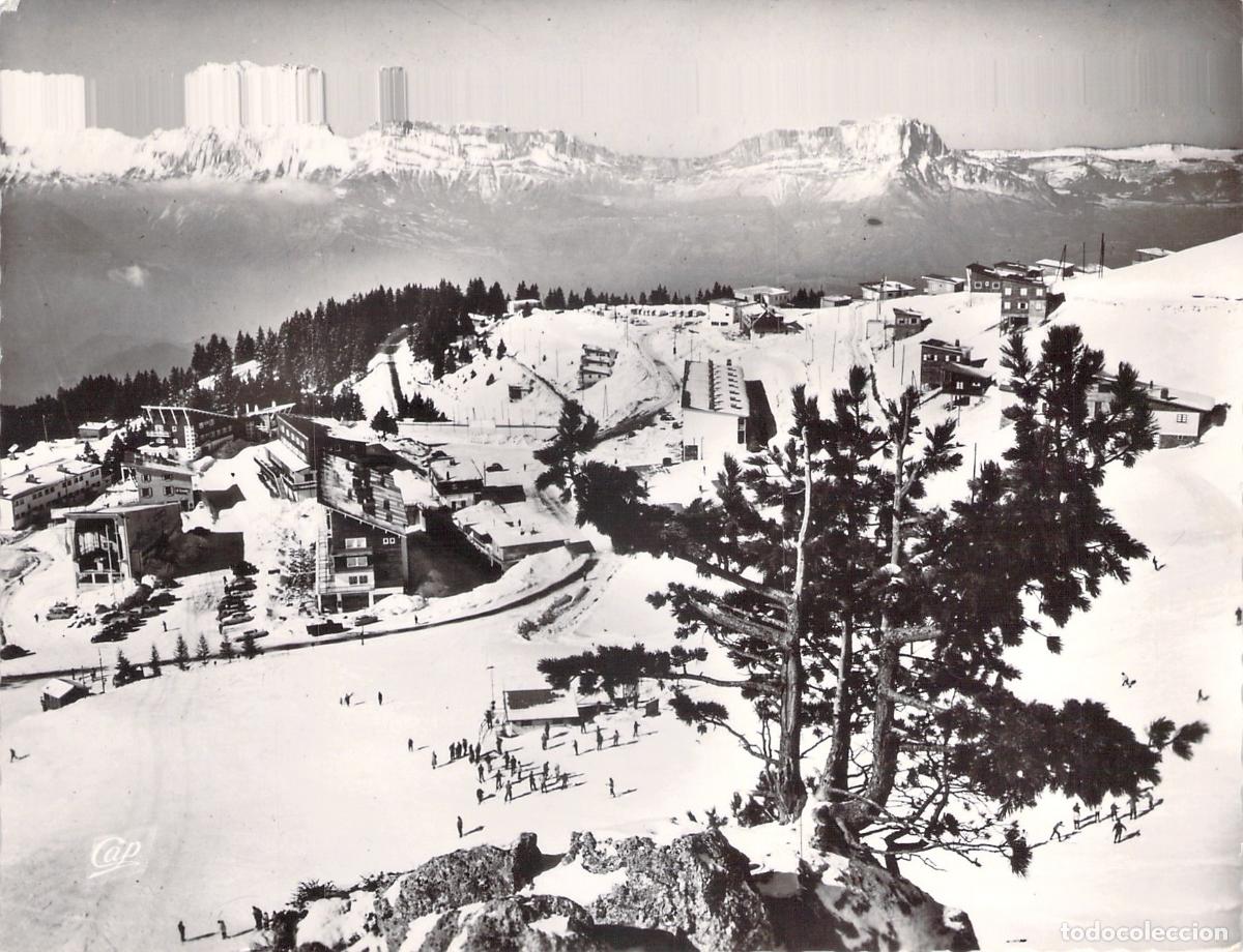 Postales: Postal Estaci&oacute;n de Esqu&iacute; Chamrousse 1800 y Cadena del Vercors Francia