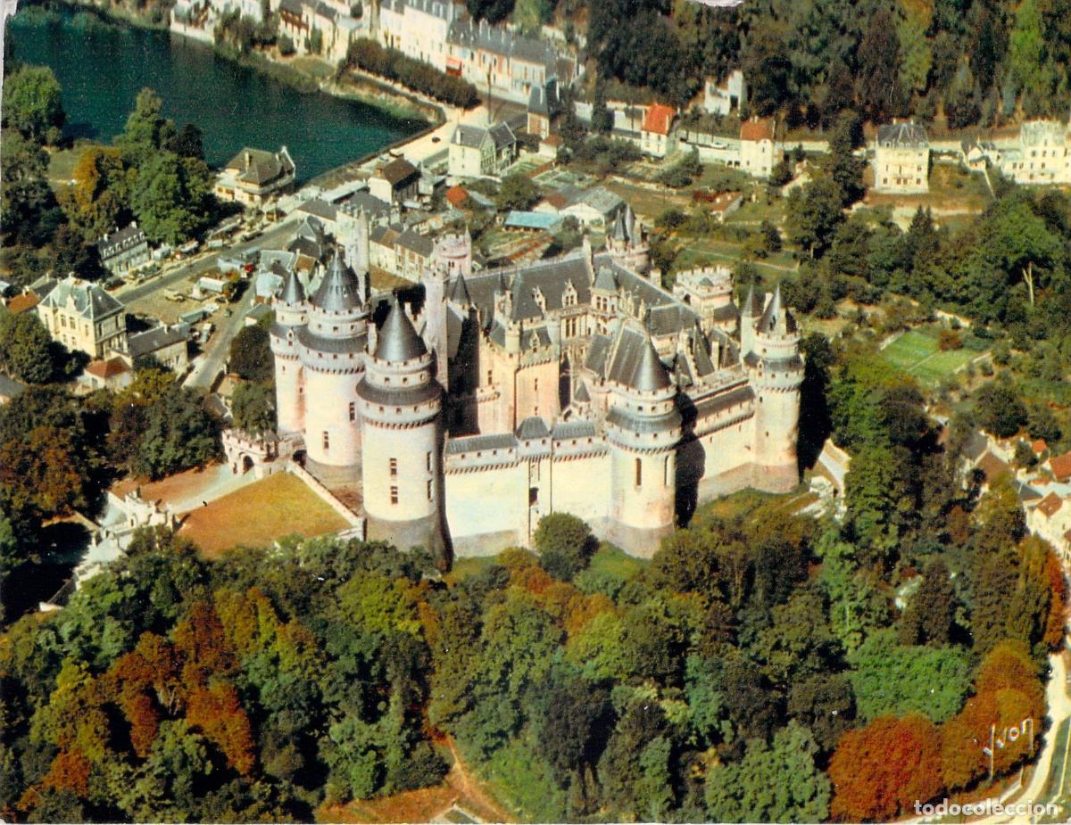 Postales: Postal Vista A&eacute;rea del Castillo de Pierrefonds