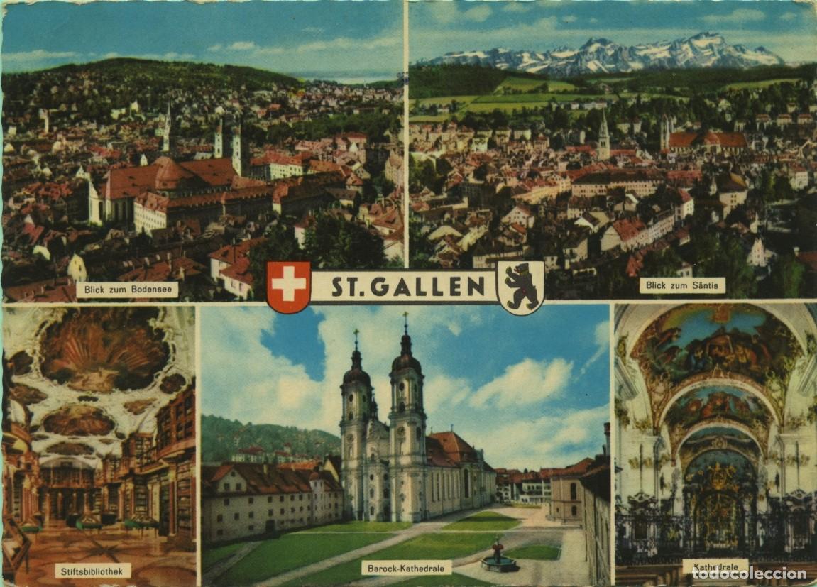 Postales: ST. GALLEN. 675 m. Suiza. ED. FOTO GROSS