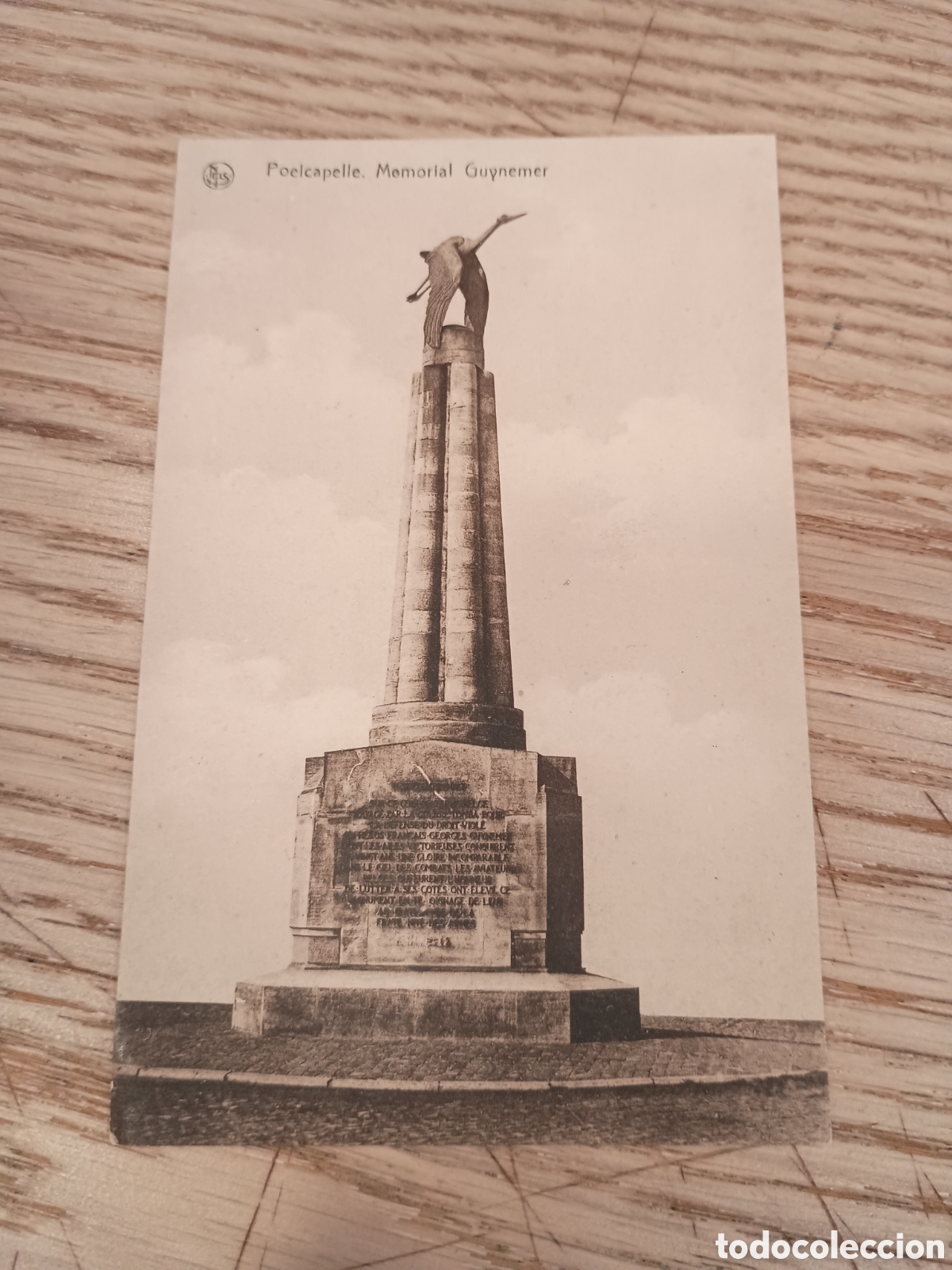 Postales: B&Eacute;LGICA - POELCAPELLE. MEMORIAL GUYNEMER - NELS