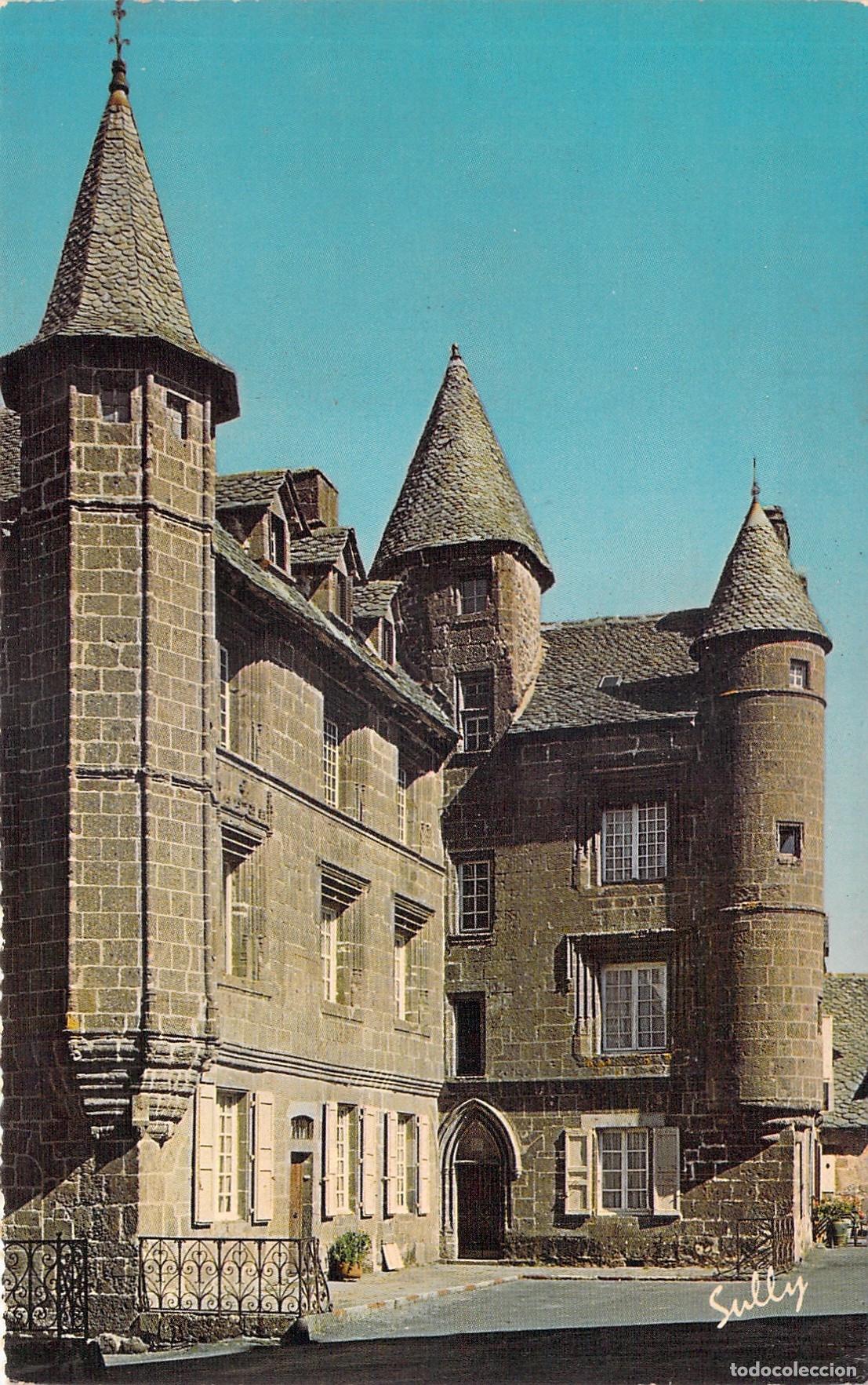 Postales: Postal La Maison du Notaire en Salers Cantal Francia