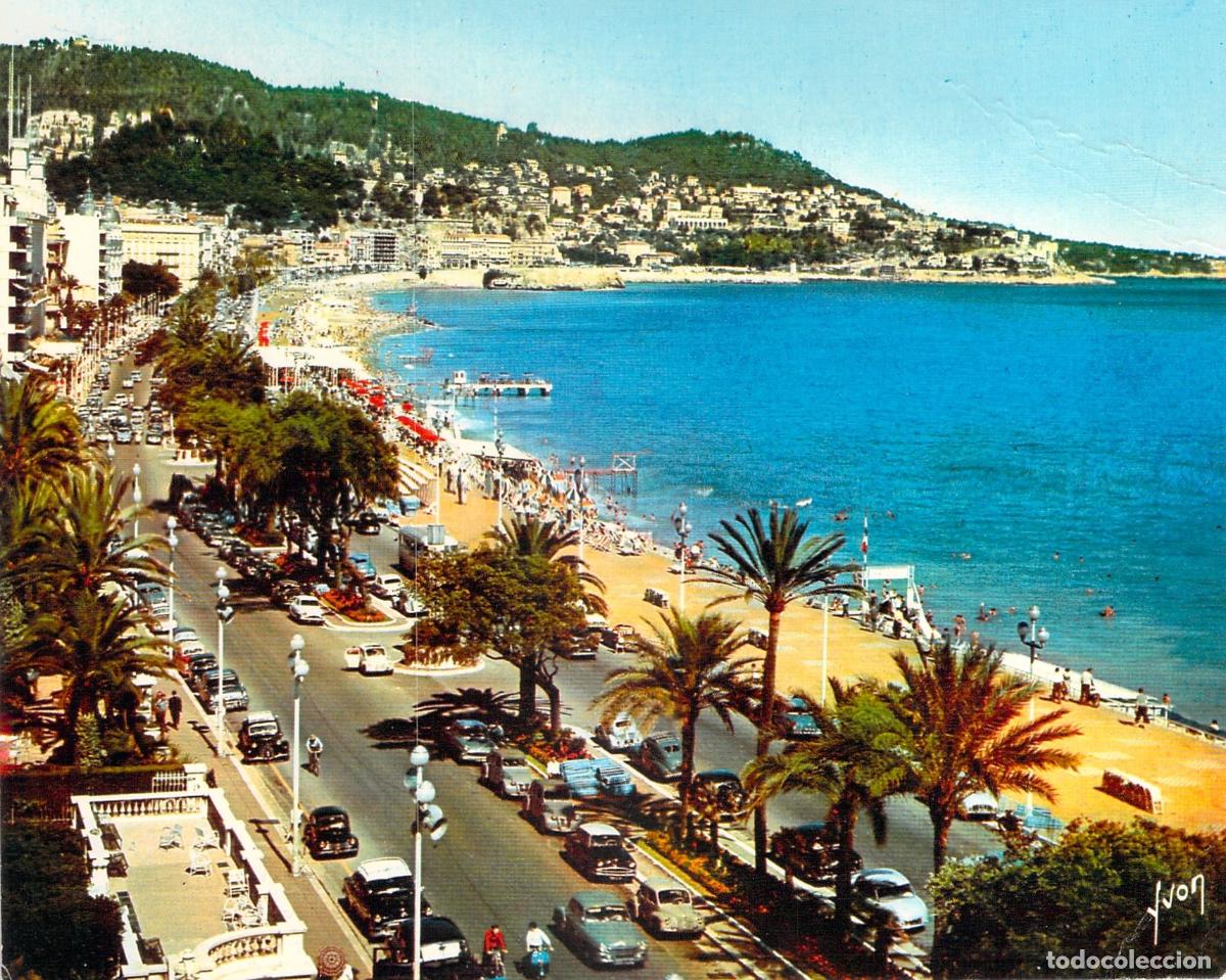 Postales: Postal de Niza, Promenade des Anglais, Costa Azul, Francia
