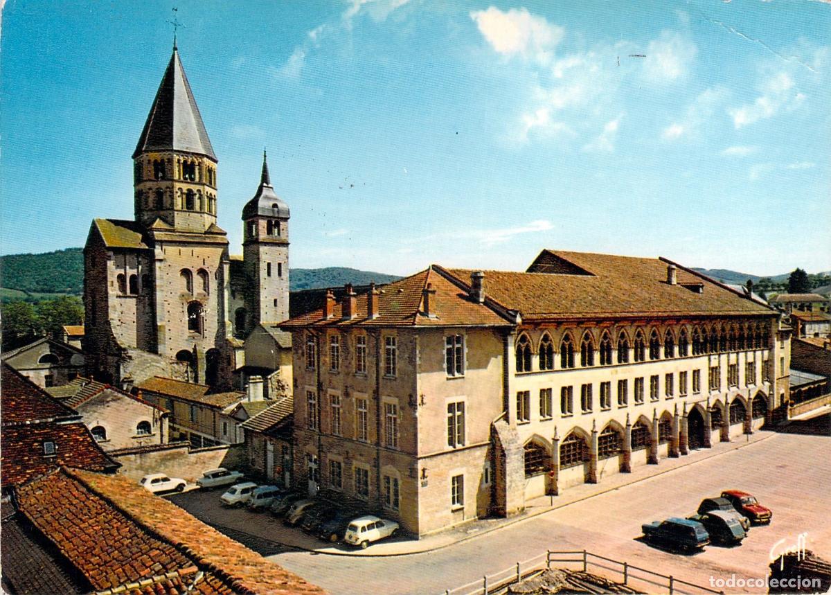 Postales: Postal de la Abad&iacute;a de Cluny en Borgo&ntilde;a