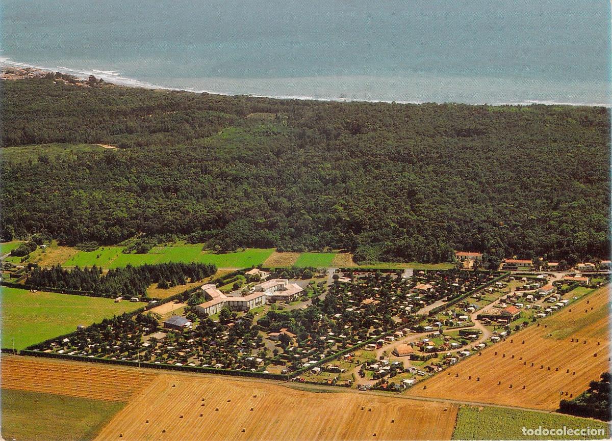 Postales: Postal Camping Les Brunelles Longeville-sur-Mer Vista A&eacute;rea