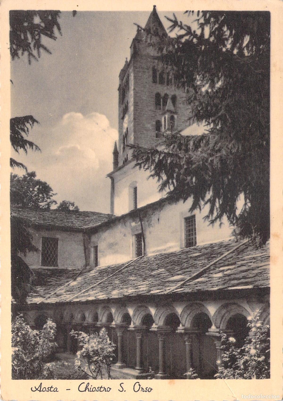 Postales: Postal de Aosta - Chiostro di Sant'Orso, Italia