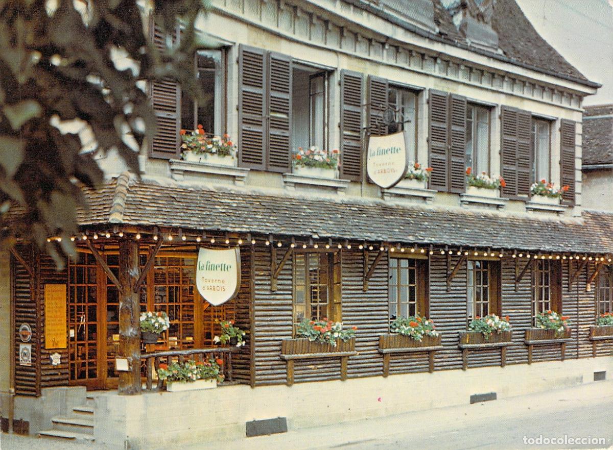 Postkarten: Postal de la Taberna La Finette en Arbois, Jura, Francia