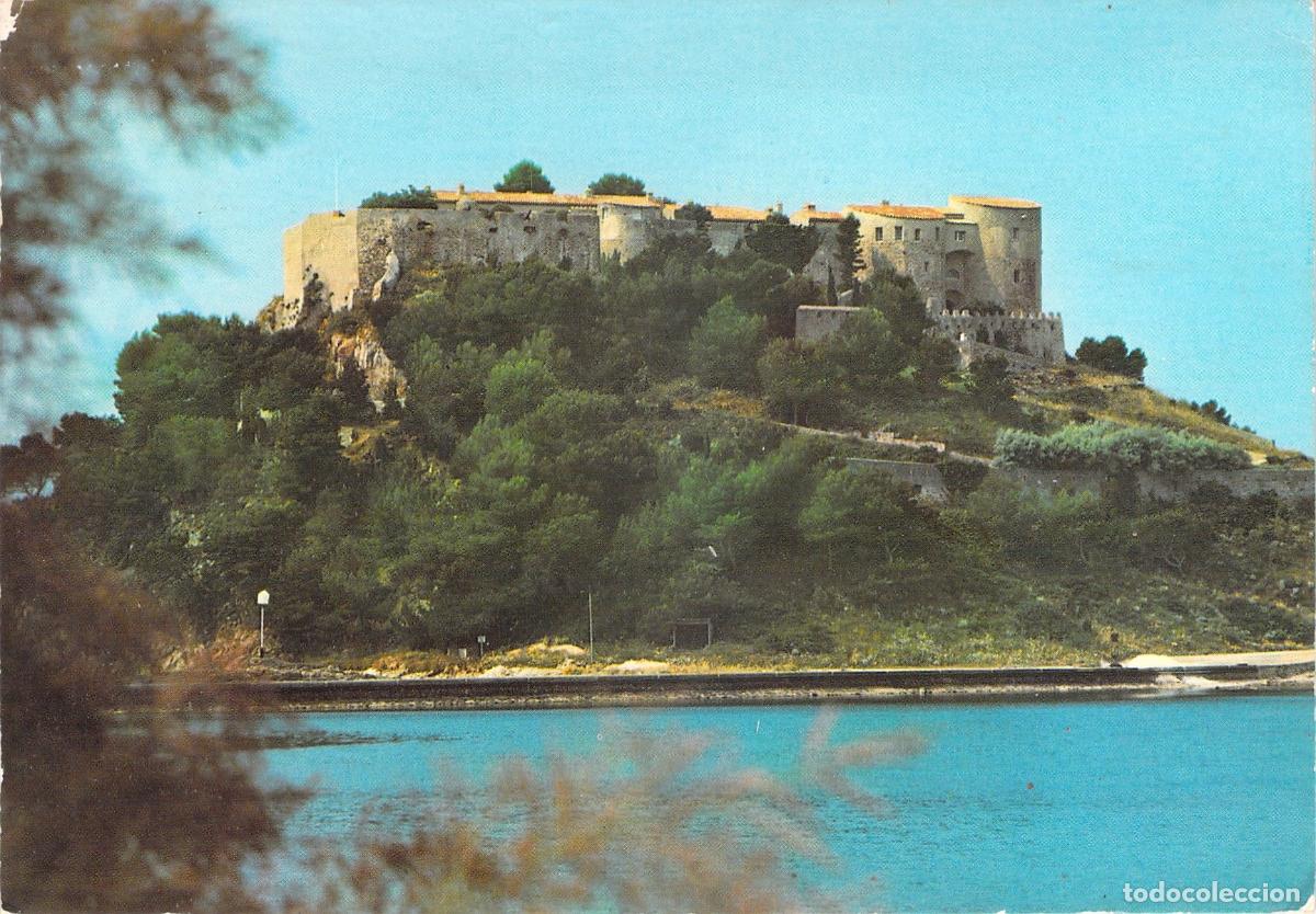 Postkarten: Postal del Fuerte de Br&eacute;gan&ccedil;on en la Costa Azul, Francia